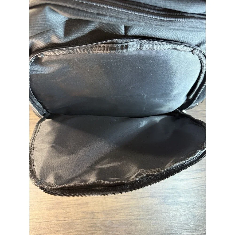 NWT Black SDYSM Travel Backpack w/ Laptop Pocket, Luggage Strap, Padded Straps